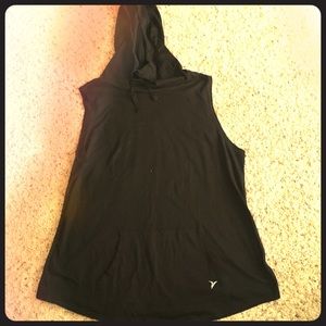 Mesh back hooded tank